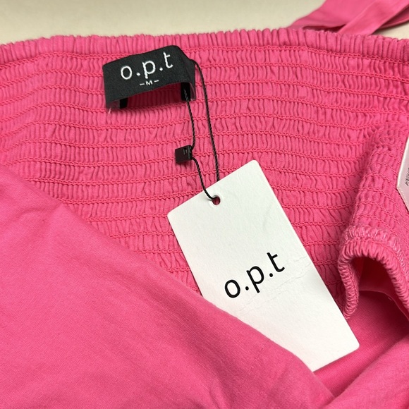 🔥NEW Anthropologies O.P.T Pink Halter Neck Cropped Top & Ruffle Midi Skirt Set - Picture 8 of 10